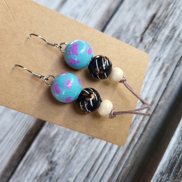 New fun handmade earrings - Picture 1 of 4
